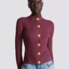 Cardigan in maglia fine con bottoni Cardigan in maglia fine con bottoni