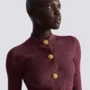 Cardigan in maglia fine con bottoni Cardigan in maglia fine con bottoni