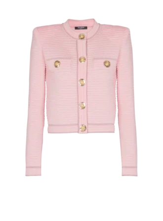 Cardigan in maglia testurizzata a maniche lunghe Cardigan in maglia testurizzata a maniche lunghe