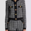 Cardigan in tweed leggero Cardigan in tweed leggero