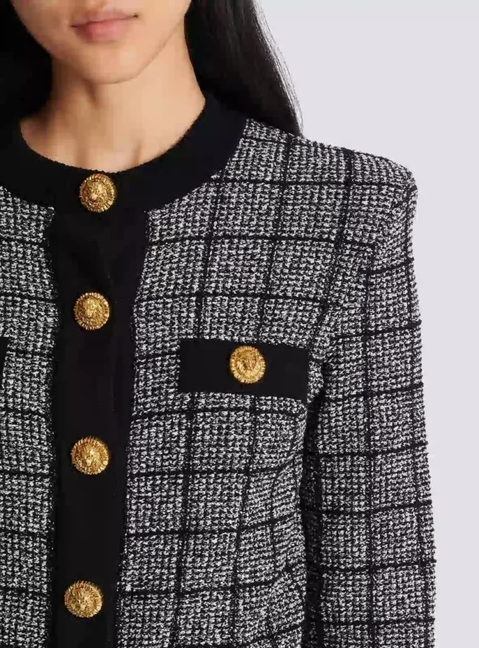 Cardigan in tweed leggero Cardigan in tweed leggero