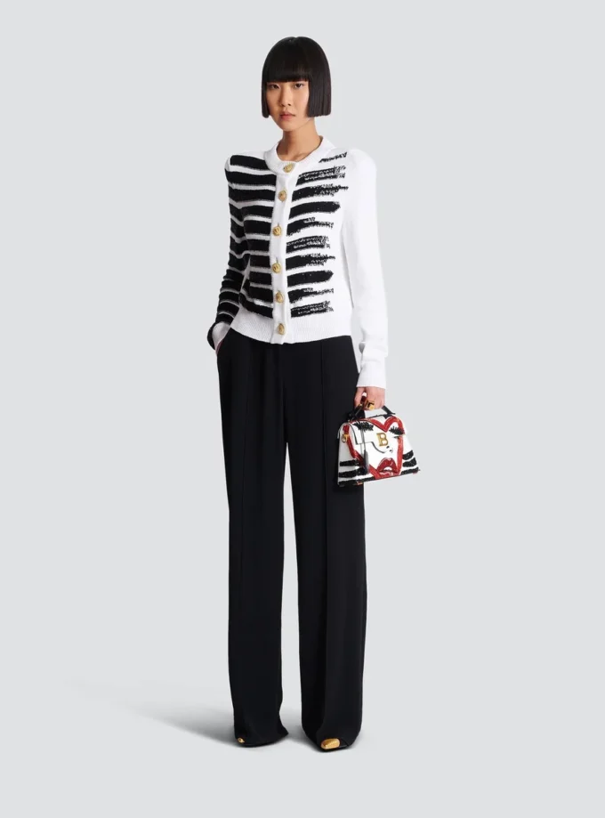 Cardigan marinière con bottoni Cardigan marinière con bottoni