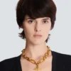 Catena Sync in ottone dorato