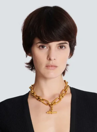 Catena Sync in ottone dorato