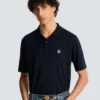 Cintura con barra a T in jacquard monogramma