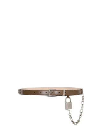 Cintura sottile in pelle Sync