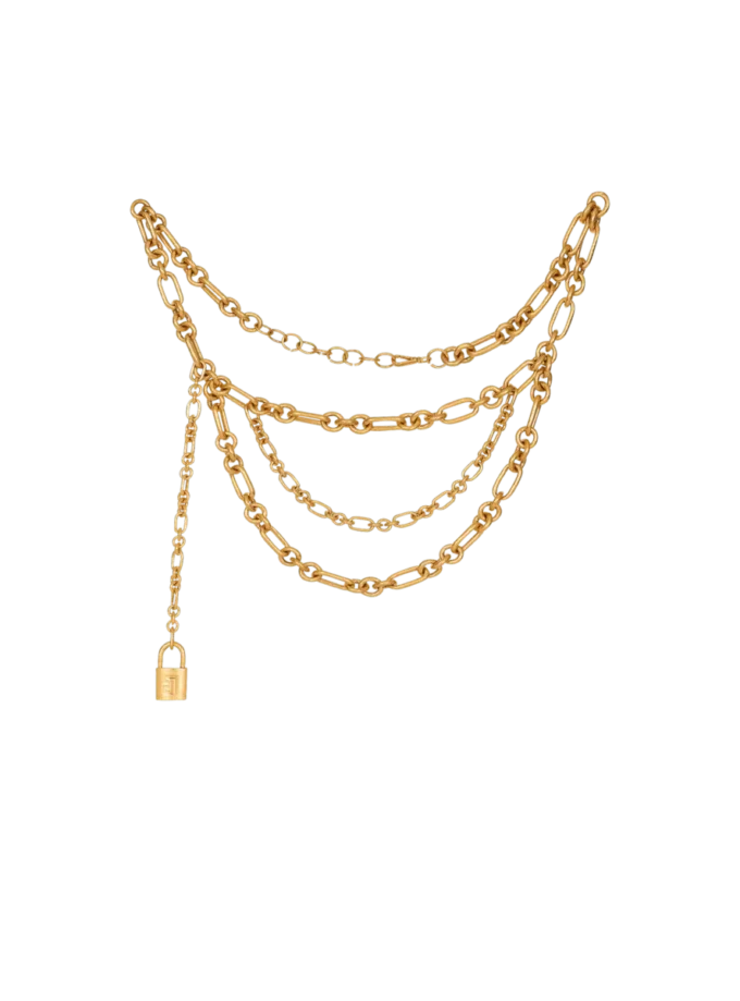 Cintura Sync con catena in ottone