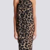 Copricostume con stampa leopardata