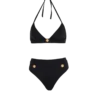 Costume da bagno a due pezzi con bottoni Costume da bagno a due pezzi con bottoni