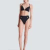Costume da bagno a due pezzi con bottoni Costume da bagno a due pezzi con bottoni