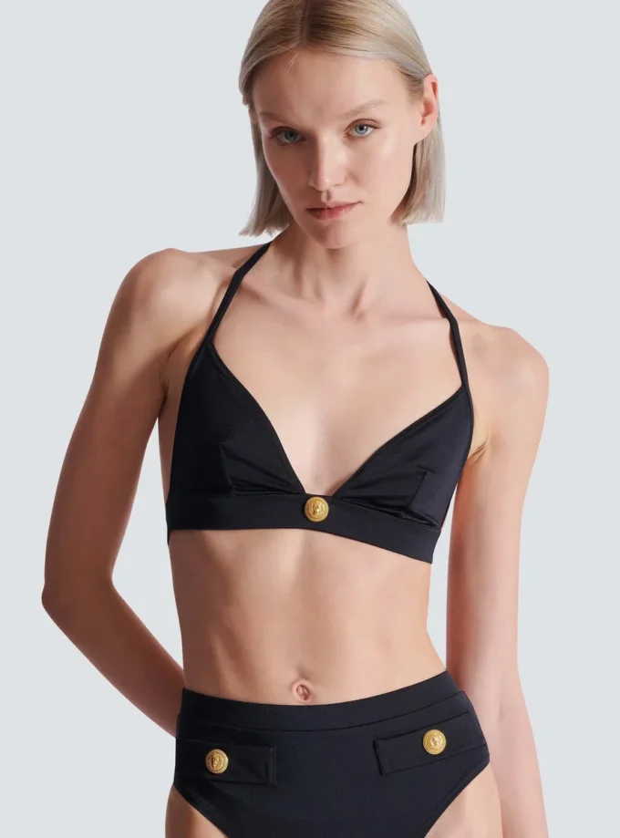 Costume da bagno a due pezzi con bottoni Costume da bagno a due pezzi con bottoni