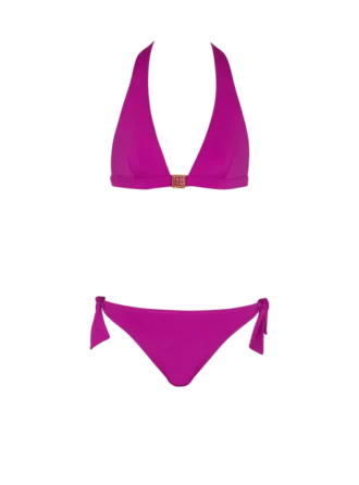Costume da bagno a due pezzi con logo PB