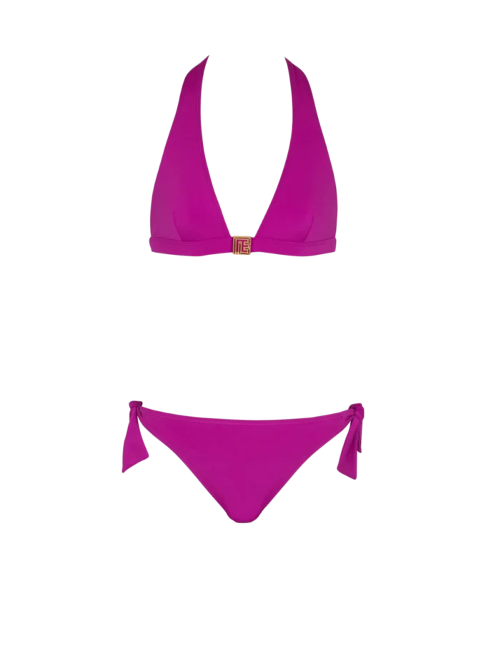 Costume da bagno a due pezzi con logo PB Costume da bagno a due pezzi con logo PB