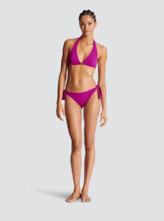 Costume da bagno a due pezzi con logo PB