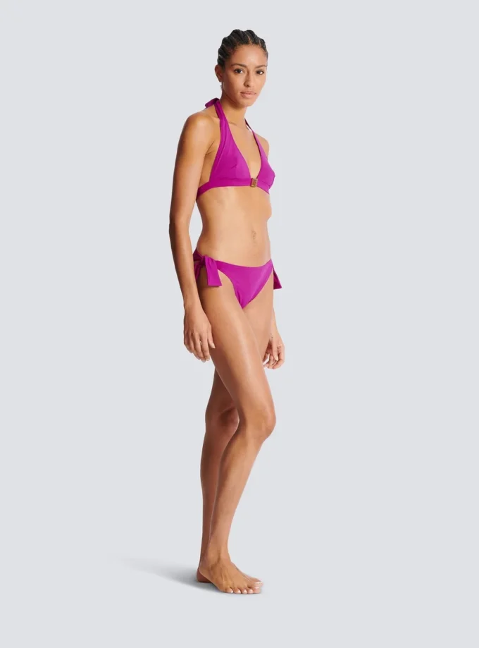 Costume da bagno a due pezzi con logo PB Costume da bagno a due pezzi con logo PB