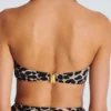 Costume da bagno a due pezzi con stampa leopardata Costume da bagno a due pezzi con stampa leopardata