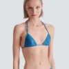 Costume da bagno a due pezzi in denim