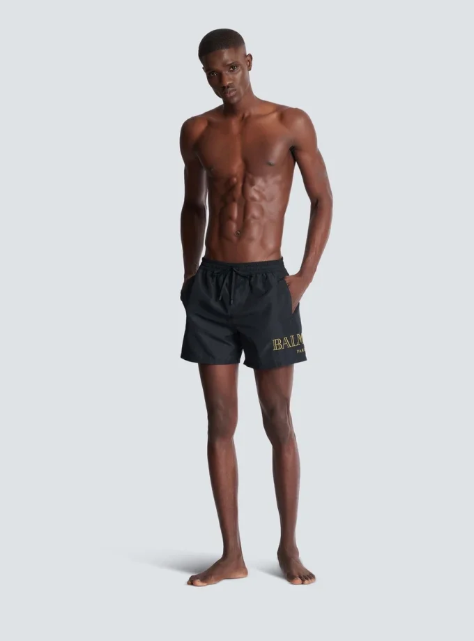 Costume da bagno con logo Balmain Costume da bagno con logo Balmain