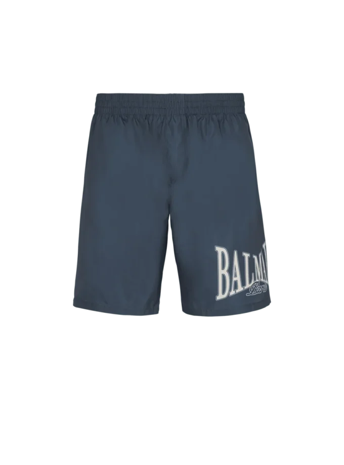 Costume da bagno con logo Balmain College