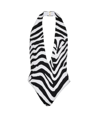 Costume da bagno intero zebrato