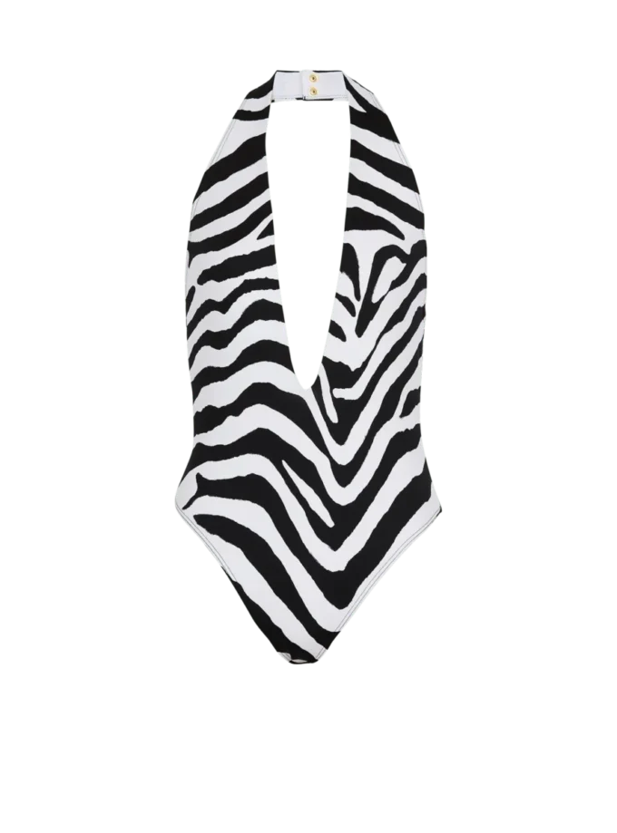 Costume da bagno intero zebrato Costume da bagno intero zebrato