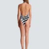 Costume da bagno intero zebrato Costume da bagno intero zebrato