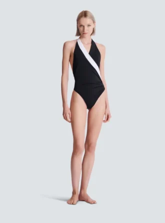 Costume intero bicolore