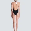 Costume intero bicolore
