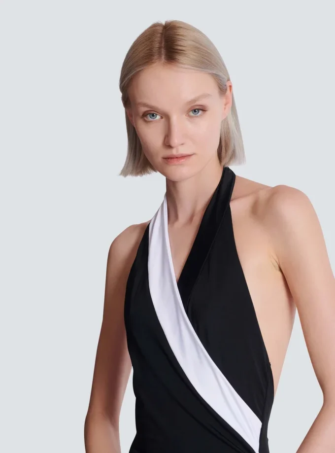 Costume intero bicolore