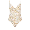 Costume intero con stampa a catene Costume intero con stampa a catene
