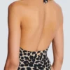 Costume intero con stampa leopardata Costume intero con stampa leopardata