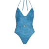 Costume intero in denim Costume intero in denim