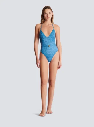 Costume intero in denim Costume intero in denim