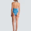Costume intero in denim Costume intero in denim