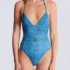 Costume intero in denim Costume intero in denim