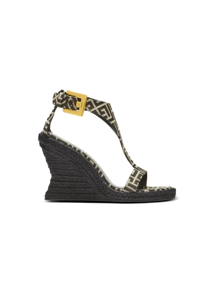 Espadrillas con zeppa Anthem in jacquard monogramma Espadrillas con zeppa Anthem in jacquard monogramma