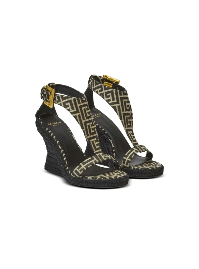 Espadrillas con zeppa Anthem in jacquard monogramma Espadrillas con zeppa Anthem in jacquard monogramma