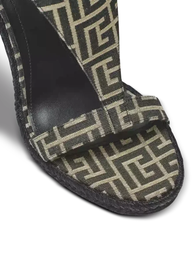 Espadrillas con zeppa Anthem in jacquard monogramma Espadrillas con zeppa Anthem in jacquard monogramma