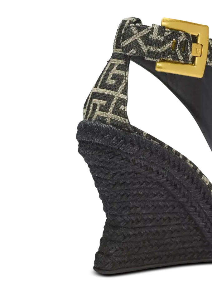 Espadrillas con zeppa Anthem in jacquard monogramma Espadrillas con zeppa Anthem in jacquard monogramma