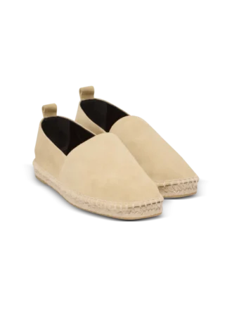 Espadrillas in pelle scamosciata