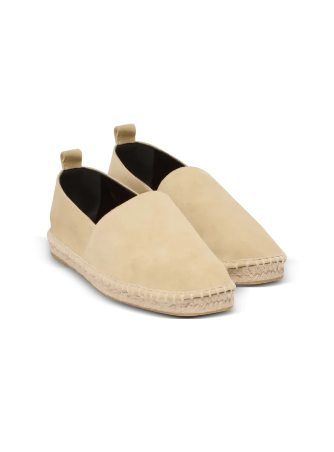 Espadrillas in pelle scamosciata