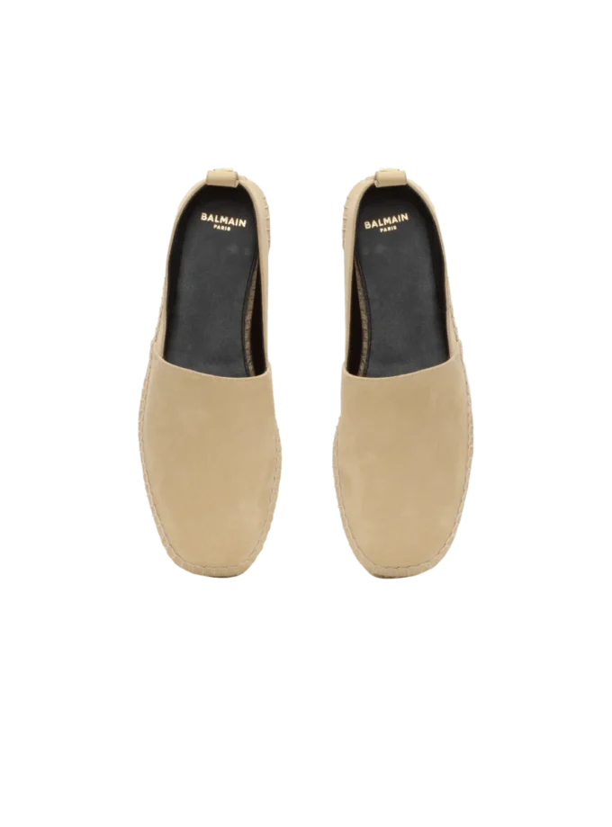 Espadrillas in pelle scamosciata