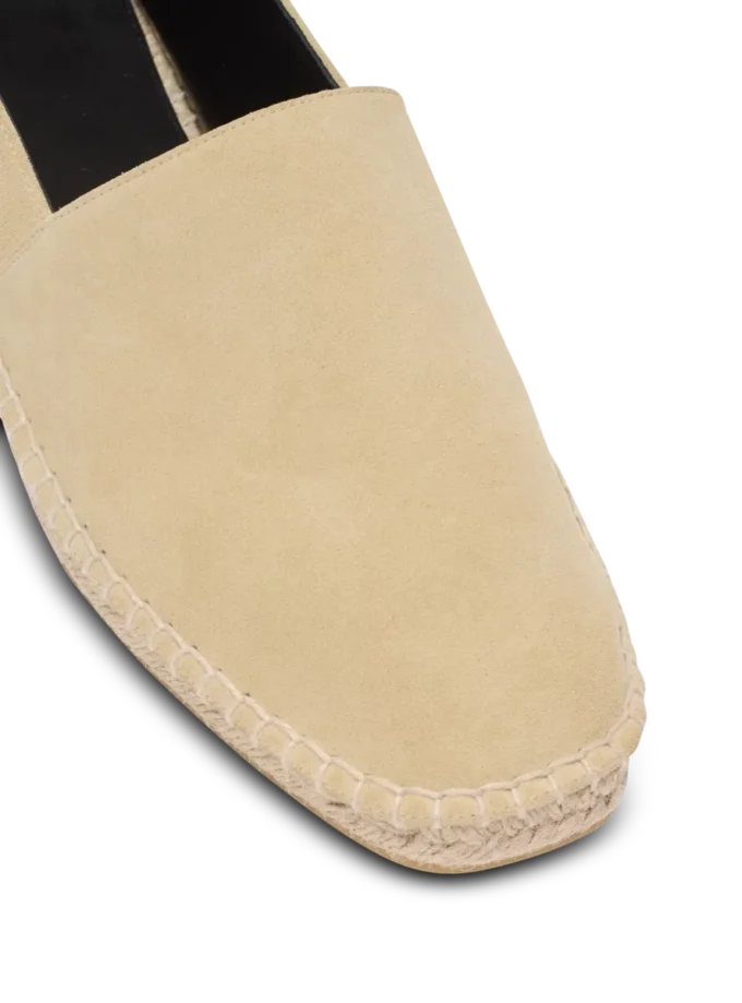 Espadrillas in pelle scamosciata