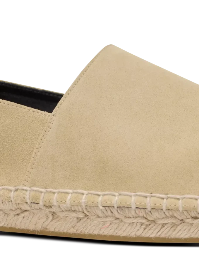 Espadrillas in pelle scamosciata
