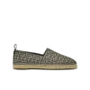 Espadrillas jacquard con monogramma