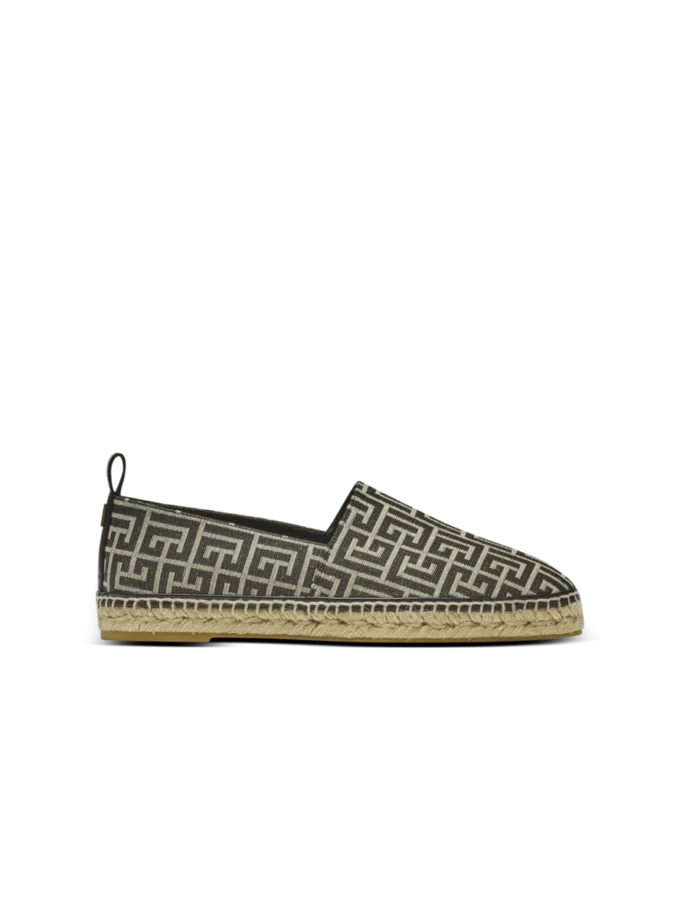 Espadrillas jacquard con monogramma