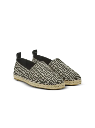 Espadrillas jacquard con monogramma