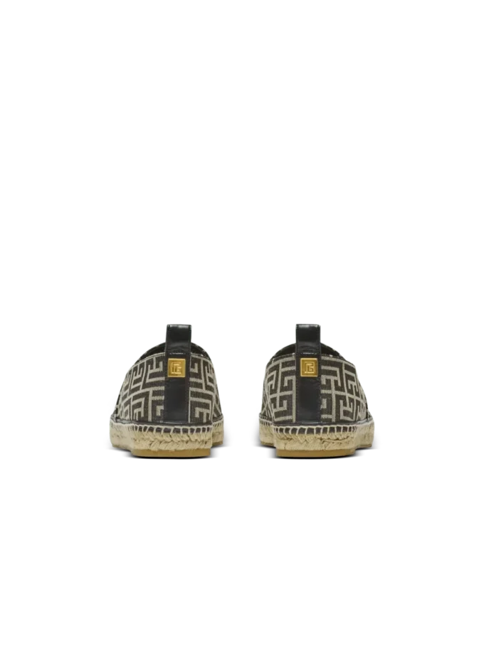 Espadrillas jacquard con monogramma