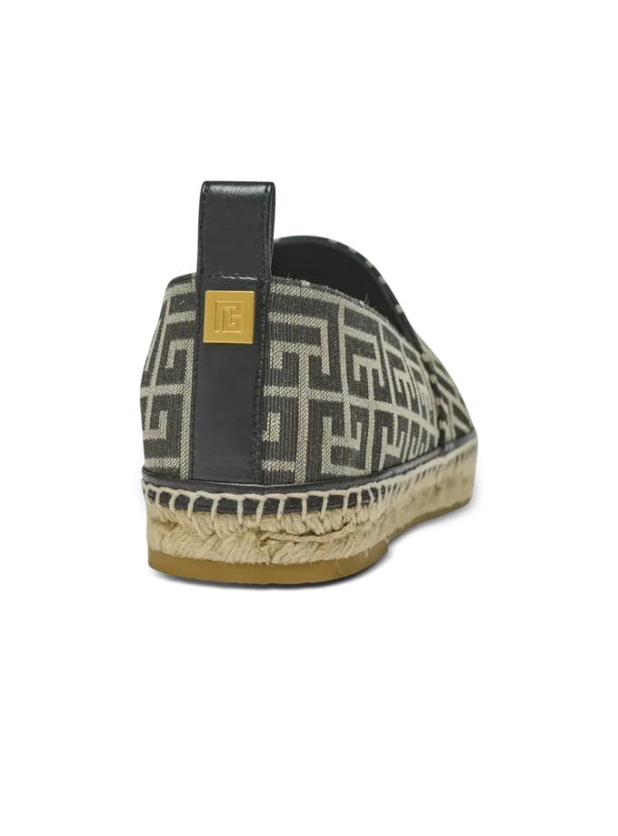 Espadrillas jacquard con monogramma