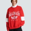 Felpa boxy Balmain College Felpa boxy Balmain College